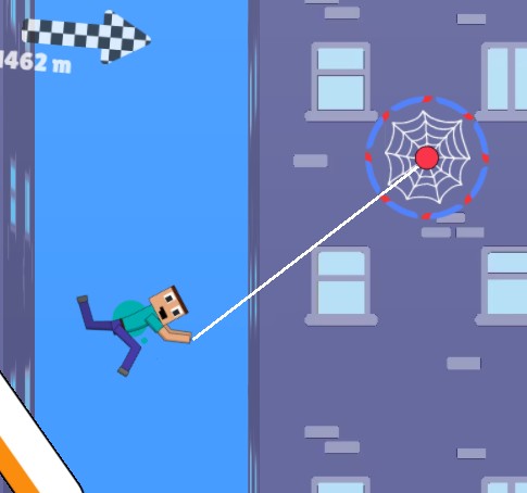 Spider-Noob Obstacle Course takes you on an exciting urban adventure where you guide Noob, who has recently acquired spider-like abilities from a creeper-spider bite, through a series of complex cityscapes. Players help Noob master his new powers by navigating through an obstacle-laden course, swinging from one point to another using webs. As you progress, collect badges to unlock new levels and costumes, enhancing Noob's abilities and appearance. The goal is to transform from a novice to a pro by mastering the mechanics of web-slinging and overcoming the challenges each level presents.