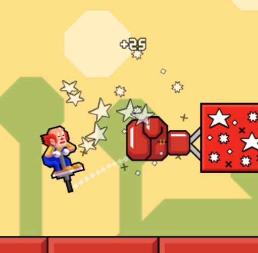 Mr. Pogo is a game where players control a character on a pogo stick, bouncing through obstacle-filled levels. Each jump requires careful timing to avoid hazards and land safely. The game challenges players to maintain balance while navigating platforms, spikes, and moving obstacles.