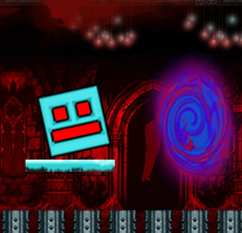 Geometry Dash Horror is a platformer that blends rhythm-based mechanics with dark, suspenseful themes. Players guide a square through shadowy, obstacle-filled levels where precise timing is crucial. The familiar fast-paced gameplay is enhanced with eerie visuals and unsettling sounds, creating a tense atmosphere as you progress through each stage.