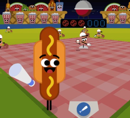 Google Baseball is a browser-based mini-game released as part of Google Doodle celebrations. The game allows players to control a batter and hit baseballs thrown by a virtual pitcher. The objective is to score as many runs as possible before missing three pitches.