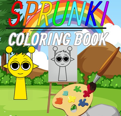 Sprunki Coloring Book allows players to fill black-and-white images with different colors using a simple digital palette. The game provides a selection of characters and objects that can be customized with various shades, giving users the ability to create unique designs. The interface includes tools for adjusting brush size, erasing mistakes, and selecting colors with ease.