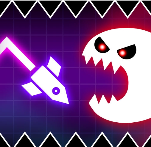 Geometry Vibes Monster is a rhythm-based arcade platformer where players control a square-shaped character through a series of levels filled with spikes, moving traps, and gravity-defying jumps. The game is built around fast reflexes and timing, combined with music that matches the movement of the level. Each attempt restarts instantly, creating a loop that encourages improvement through repetition.