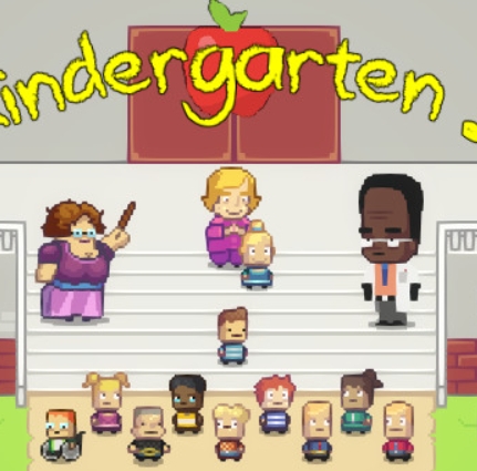 Kindergarten 2 is a dark-themed, puzzle-based adventure game where players relive the same school day, Tuesday, over and over. Your goal is to complete various storylines by interacting with classmates, teachers, and other odd characters. Every choice affects how the day unfolds, and each mission uncovers more of the strange world inside this new school.