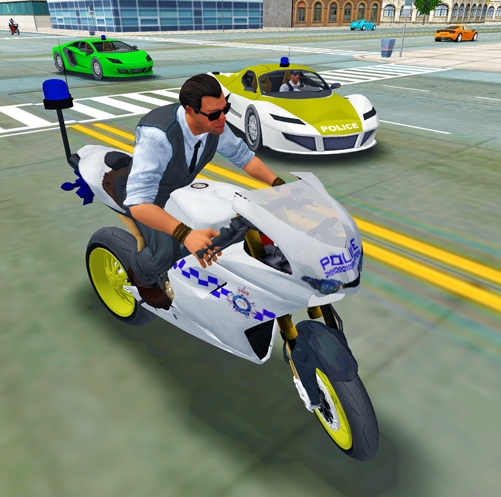 Crime Simulator is an open-world game where the player controls a criminal in a modern city. The goal is to complete missions, earn money, and unlock better equipment while avoiding the police. The game offers freedom of movement, interaction with vehicles and NPCs, and various criminal activities.