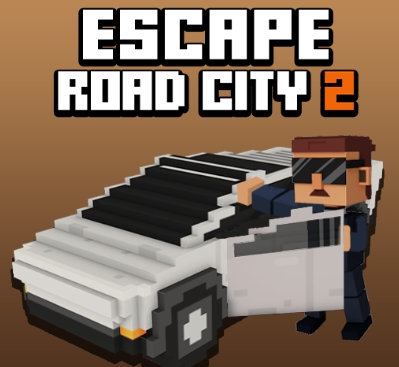 Escape Road City 2 is a city‑chase game where you control a getaway driver trying to outrun police patrols. You move through busy streets, dodge traffic, and use any route you can find to avoid capture. The action does not stop if your car is blocked — you can jump out, run on foot, swim across water, or glide over obstacles with a parachute.