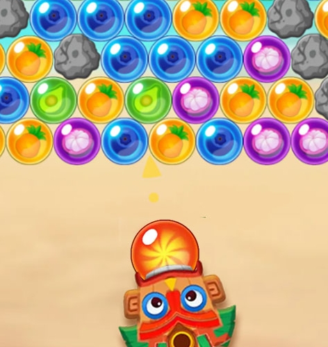 Bubble Shooter Hawaii is a classic bubble shooter with a tropical Hawaiian theme. It mixes familiar bubble-matching rules with unique mechanics like special bubble types and obstacles. The game is structured around a level map that guides you through progressively harder challenges.