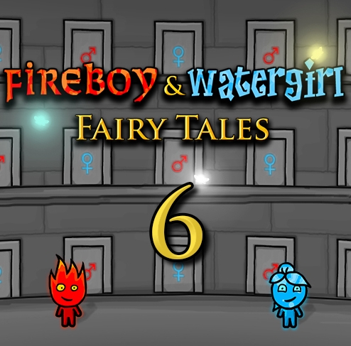 Fireboy & Watergirl 6: Fairy Tales is the sixth entry in the popular cooperative puzzle-platformer series. This time, the two characters explore temples filled with switches, doors, gems, and magical fairies. The fairies can be guided to open gates and activate platforms, making teamwork even more important.