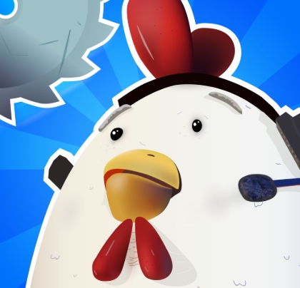 Nugget Royale is a survival multiplayer game where players take control of chickens placed in a large industrial grinder arena. The goal is simple: avoid being turned into nuggets and stay alive longer than the other chickens. The concept is lighthearted, but the gameplay requires fast reactions and awareness of the moving hazards. 🐔
