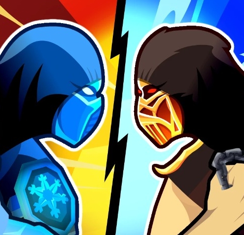 Stickman Kombat 2D is a side-view fighting game where players control stick-figure fighters and battle in short, fast-paced rounds. The game offers both single-player battles against AI and a local two-player mode on one keyboard.
